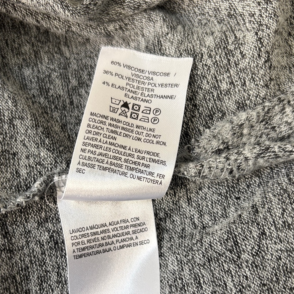 Lucky Brand Heather Gray V-Neck Sweater - Picture 5 of 5